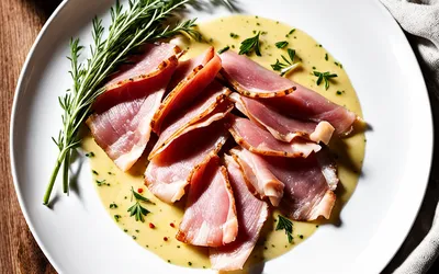 Jambon à la sauce moutarde onctueuse : recette facile et rapide