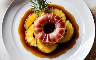 Jambon à l'ananas caramélisé : recette facile et gourmande