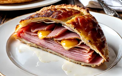 Recette facile de jambon en croûte d'œuf dorée et croustillante