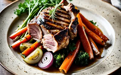 Jarret de porc mijoté à la bière : recette facile et savoureuse