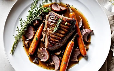 Photo de Recette facile de joues de porc fondantes rôties au four