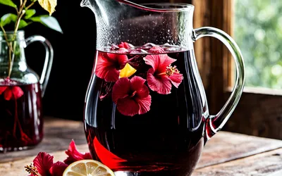 Recette authentique de Karkadé égyptien aux fleurs d'hibiscus - Boisson rafraîchissante
