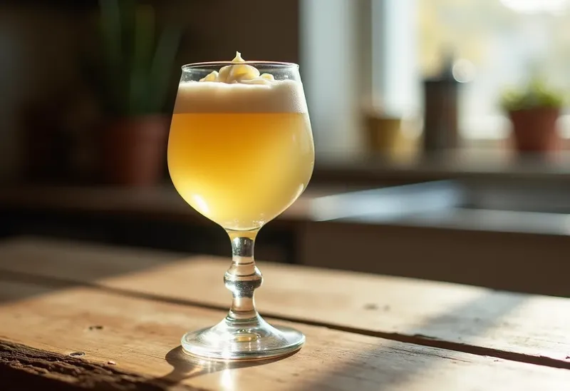 Kir ardéchois : cocktail apéritif au vin blanc et crème de châtaigne