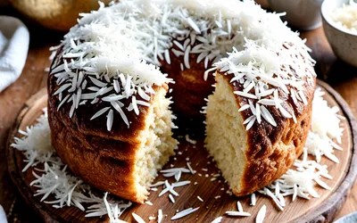 Recette de kouglopf moelleux à la noix de coco facile et gourmande