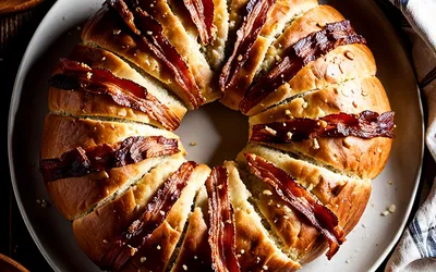 Recette authentique de Kugelhopf salé au lard et noix - spécialité alsacienne