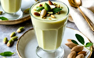 Photo de Recette facile de Kulfi indien traditionnel, dessert glacé crémeux