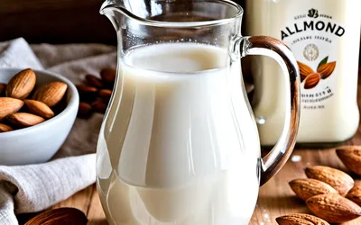 Recette facile de lait d'amande maison naturel et savoureux