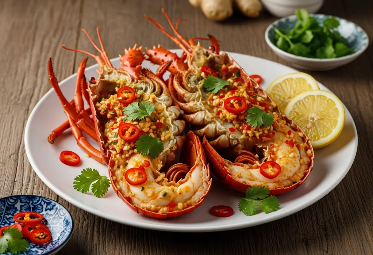 Langouste épicée au gingembre : recette savoureuse et parfumée