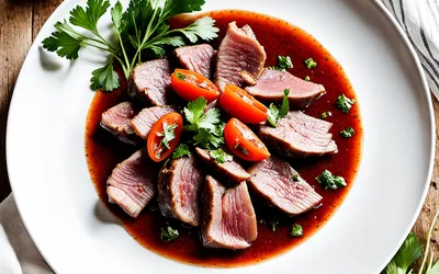 Recette facile de langue de bœuf sauce piquante maison