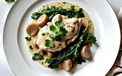 Recette Lapin à la Bressane facile et traditionnelle - Plat mijoté savoureux