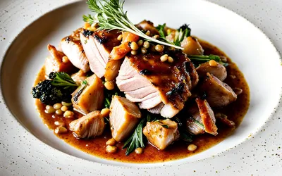Recette facile et savoureuse de lapin à la moutarde à l'ancienne de Dijon