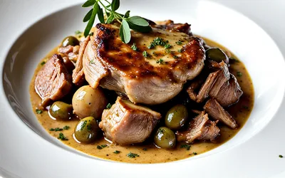 Recette facile de lapin à la moutarde à l'ancienne - plat mijoté savoureux