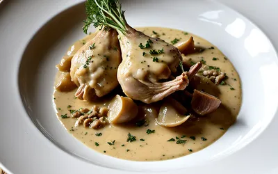 Lapin à la moutarde : recette facile et savoureuse pour un plat mijoté