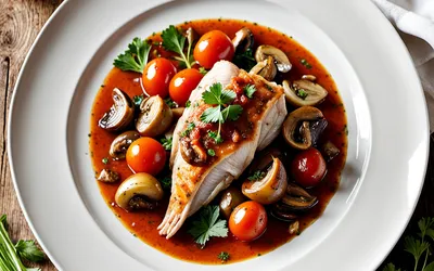 Recette facile de lapin à la sauce Marengo traditionnelle