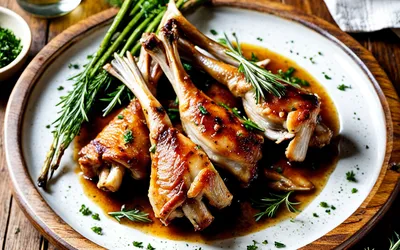 Lapin confit au four fondant et savoureux - recette traditionnelle française