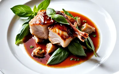 Recette facile de lapin laqué au basilic - Plat savoureux au four