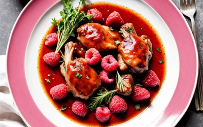 Lapin mijoté à la bière Lambic framboise : recette belge savoureuse