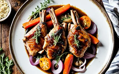 Recette de lapin mijoté au cacao : plat savoureux et facile