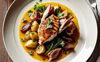 Recette de lapin mijoté au safran facile et savoureuse