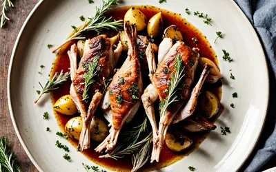 Recette facile de lapin mijoté aux aromates et épices - Plat savoureux