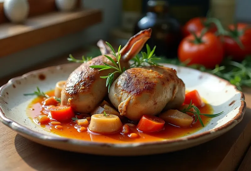 Lapin Provençal Fondant aux Herbes de Provence