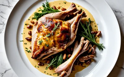 Lapin rôti aux trois moutardes : recette facile et savoureuse