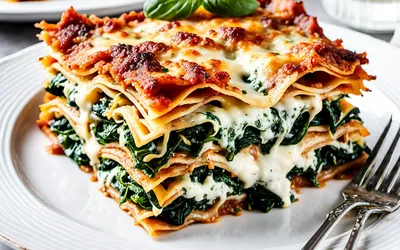 Recette facile de lasagne aux épinards et ricotta crémeuse