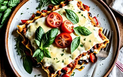 Recette facile de lasagnes à la ratatouille maison, savoureuse et végétarienne