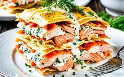 Lasagnes au saumon frais et sauce crémeuse - Recette facile et gourmande
