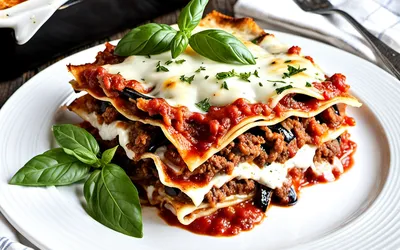 Recette facile de lasagnes d'aubergines savoureuses et légères