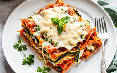 Lasagnes végétariennes sans béchamel : recette facile et savoureuse