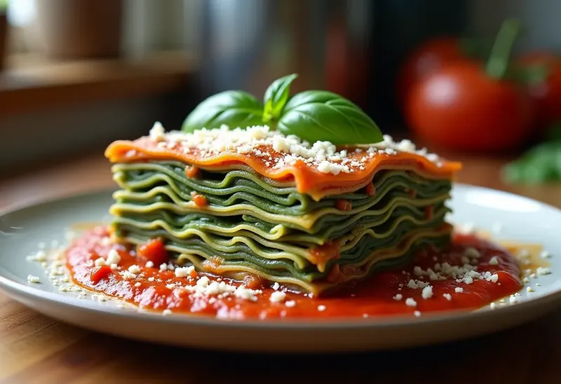 Lasagnes vertes à la bolognaise maison : recette gourmande et facile
