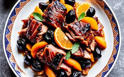 Lham Lhalou Marocain : Recette Authentique de Viande aux Fruits Secs