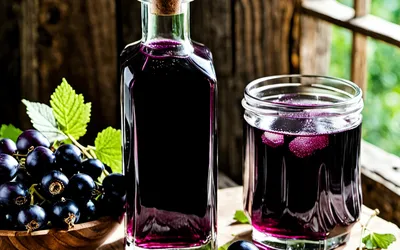 Recette facile de liqueur de cassis maison - Apéritif fruité et naturel