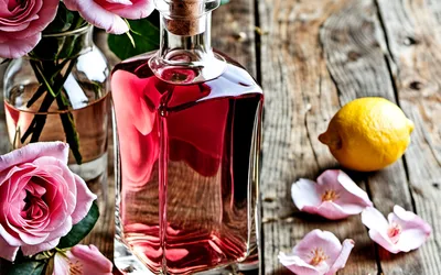 Photo de Recette facile de liqueur de roses maison parfumée et naturelle