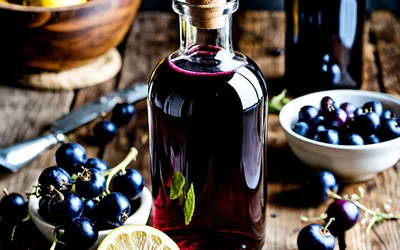 Recette facile de liqueur de cassis au vin rouge maison