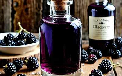 Recette facile de liqueur maison à la mûre - Saveur fruitée et naturelle