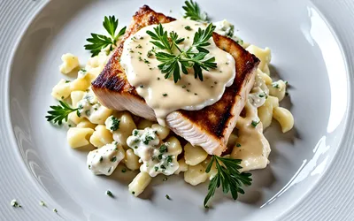 Recette de Lotte à la Bresse Bleu : Plat Savoureux et Crémeux