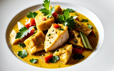 Recette facile de lotte au curry crémeuse et parfumée