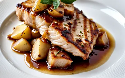 Recette facile de lotte au miel et vinaigre de cidre - plat savoureux et rapide