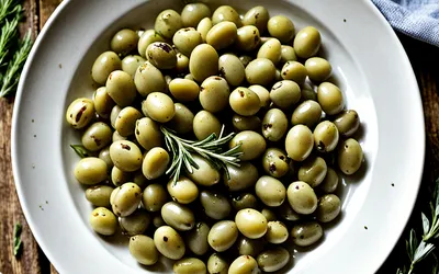 Recette facile de lupini marinés à l'ail et aux herbes, apéritif sain