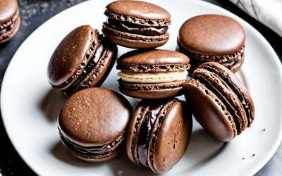Recette facile de macarons au cacao fondants et gourmands
