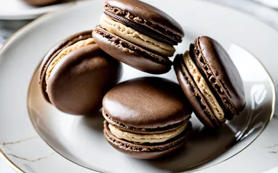Recette gourmande de macarons noisette chocolat faciles à réaliser