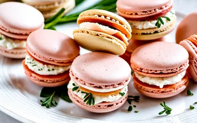 Recette facile de macarons salés sur canapés pour apéritif chic