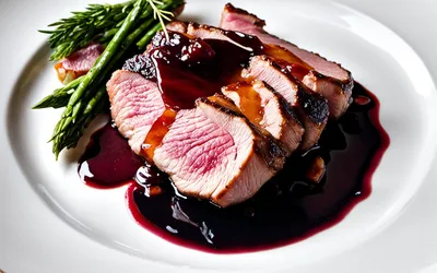 Recette facile de magret de canard au miel et vinaigre de framboise