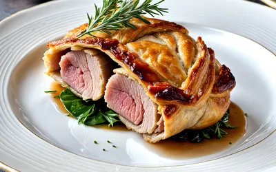 Recette de magret de canard farci au foie gras en croûte dorée facile et gourmande