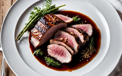 Magret de canard laqué aux épices : recette facile et savoureuse