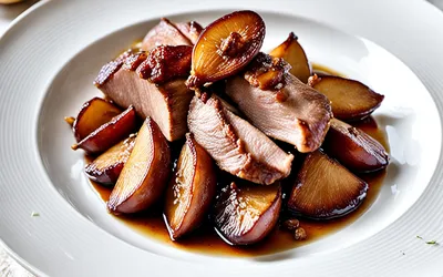 Magret de canard aux coings caramélisés : recette gourmande et facile