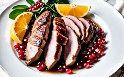 Magrets de canard rôtis au jus de pamplemousse frais - Recette gourmande et facile