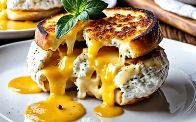 Recette facile de Malakoffs croustillants au fromage fondant